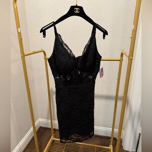 Morgan & Co. Black Lace Chemise